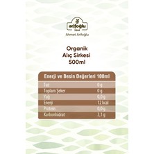 Arifoğlu Organik Alıç Sirkesi 500ml