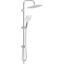 Modern Tasarım Kare Tepe Duşlu Set Valtemo VS-2443