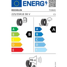 Michelin 225/55R18 98V Primacy 5 Suv Yaz Lastiği (Üretim Yılı : 2025)