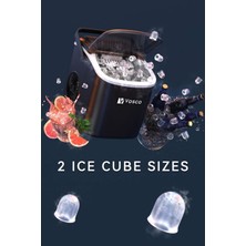 Vosco Eko Set Üstü Buz Makinesi 12 Kg Siyah