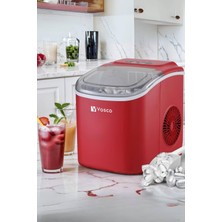 Vosco Eko Set Üstü Buz Makinesi 12 Kg Kırmızı