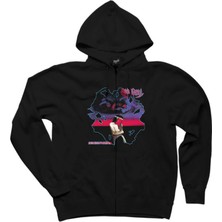 Sepultura Schizophrenia Siyah Fermuarlı Kapşonlu Sweatshirt