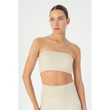 Maraton SlimFit Kadın Straplez  Bej- Bra