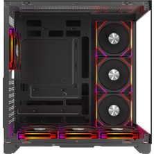 Gameline Grand Premium 7x ARGB Fan Kumandalı USB 3.0 Gaming Bilgisayar Kasası Siyah