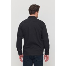 YXC Trend Maker Erkek Mint Slim Fit Dar Kalıp Pamuklu Kot Gömlek