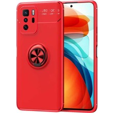 Xiaomi Poco X3 Gt Kılıf Iksp Ravel Silikon Kapak-Kırmızı