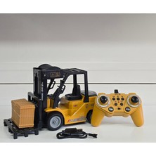 Sem Oyuncak Oyuncak Uzaktan Kumandalı Forklift Sesli Işıklı Şarjlı Duman Çıkaran Full Fonksiyon