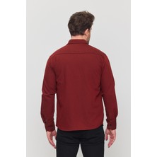 YXC Trend Maker Erkek Mint Slim Fit Dar Kalıp Pamuklu Kot Gömlek
