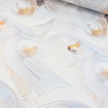 Somon Geometrik Dijital Baskı Nevresimlik Poplin Kumaş