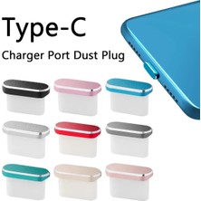 Maxup  Iphone 16 -16PLUS - 16PRO - 16PROMAX Toz ve Kir Önleyici Şarj Soketi Koruyucu Tıpa-Silikon