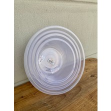Şeffaf Badya 4 Boy, Bulaşık Leğeni, Hamur Leğeni ,badya Seti, Leğen Seti