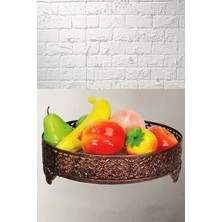 Güven Avize Tepsi,meyvelik Hira 280 Siyah Bakır Patine 0053385