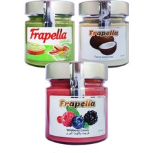 Frapella Orman Meyvesi Kreması, Hindistan Cevizi Kreması, Antep Fıstık Kreması 3 Adet x 220 gr