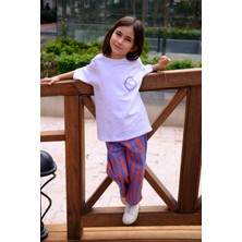 Çocuk Beyaz Yarım Kollu Baskılı Tişört - The Surf Club T-Shirt