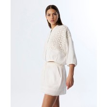 Kroşe Mıx Bomber Ceket TS1250005083018
