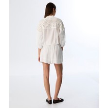 Kroşe Mıx Bomber Ceket TS1250005083018