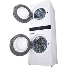 Washtower™ 12 kg Yıkama 10 kg Kurutma I Ortak Panelli Çamaşır ve Kurutma Makinesi I Beyaz Renk