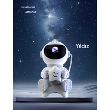 Yhy-07 Uzaktan Kumandalı Astronot Projektör Gece Lambası Bluetooth Hoparlör