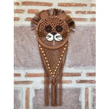 Makrome Kedi Duvar Süsü