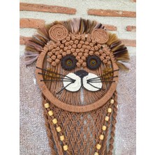 Makrome Kedi Duvar Süsü