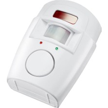 Guiwuu 2x Kızılötesi Hareket Sensörü Alarmı - 4 Uzaktan Kumandalı Hırsız Alarmı, Ev/garajlar/mağazalar Için Uygun (Yurt Dışından)