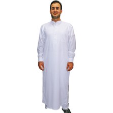 Beyaz Erkek Fistan Cellabiye