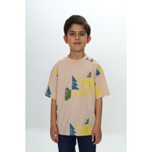 Toontoy Erkek Çocuk Renkli Grafik Baskılı Tişört