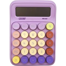 Muggle MU-547 Masaüstü 12 Haneli Pilli Hesap Makinesi Mor