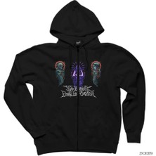 The Black Dahlia Murder Human Body Siyah Fermuarlı Kapşonlu Sweatshirt