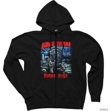 Avenged Sevenfold Buried Alive Siyah Fermuarlı Kapşonlu Sweatshirt