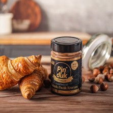 Pinduk %50 Fındıklı Premium Kakaolu Fındık Kreması - 330 gr Glutensiz, Palm Yağı İçermez, Katkı Maddesi ve Koruyucu İçermez
