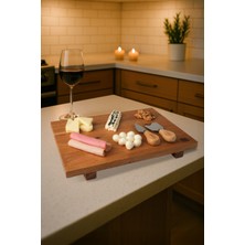 Masif Meşe Ahşap Sunum Tahtası Kesme ve Servis Için Çok Amaçlı Tahta / Oak Chopping Board