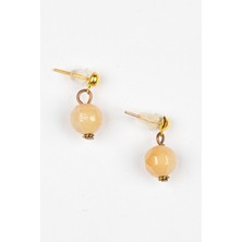 Etnik Otantik Krem Küpe