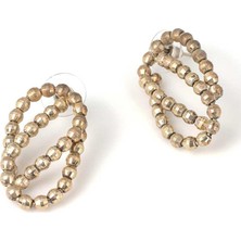 Nusret Takı 925 Ayar Gümüş Dorika Toplu Küpe