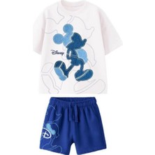 Boobearkids Erkek Çocuk Yazlık Mickey Mouse Jean Detail Set