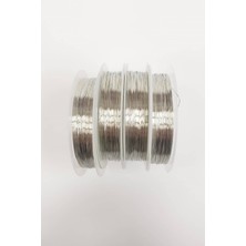 Hayalperest Boncuk Gümüş Çelik Tel (10 mt )