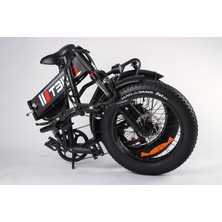 T-Bike X5 250W Elektrikli Bisiklet Siyah-Gri-Turuncu