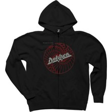 Dokken Breaking The Chains Siyah Fermuarlı Kapşonlu Sweatshirt