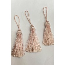 Hayalperest Boncuk Pudra Topuzlu Tekli Püskül 7 cm 1 Adet