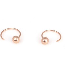 Nusret Takı 925 Ayar Gümüş Toplu Küpe