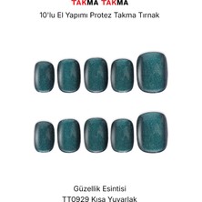 Takma Takma Tırnak Tekrar Kullanılabilir El Yapımı Protez Proserpina Baharı - 10'lu - TT0929