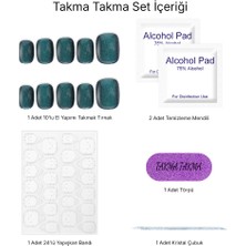 Takma Takma Tırnak Tekrar Kullanılabilir El Yapımı Protez Proserpina Baharı - 10'lu - TT0929