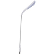 Hevolt 3 Seviye Dokunmatik USB LED Masa Çalışma Kitap Okuma Lambası Pc Gece Lambası Beyaz