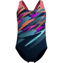 Speedo Digi Plmt Spbk Jf Blue Kız Çocuk Mayosu 8-00262518192 Mavi