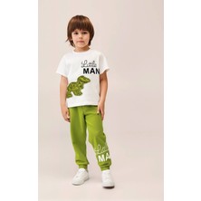 Boobearkids Erkek Çocuk Mevsimlik Dinasour Little Man 3D  Set