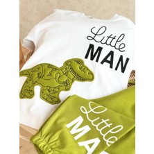 Boobearkids Erkek Çocuk Mevsimlik Dinasour Little Man 3D  Set