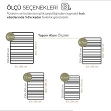 Cool Halı Private Krem Halı Etnik Desen Çiçekli Şönil Halı Yıkanabilir Eskitme Vintage Salon Halısı