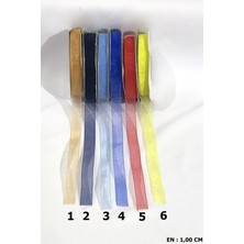 Hayalperest Boncuk Organze Kurdela 1 cm