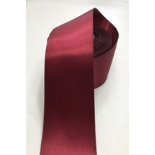 Hayalperest Boncuk Bordo Saten Kurdele 6 cm