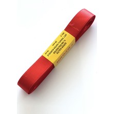 Hayalperest Boncuk Kırmızı Renk Saten Kurdele 2 cm
